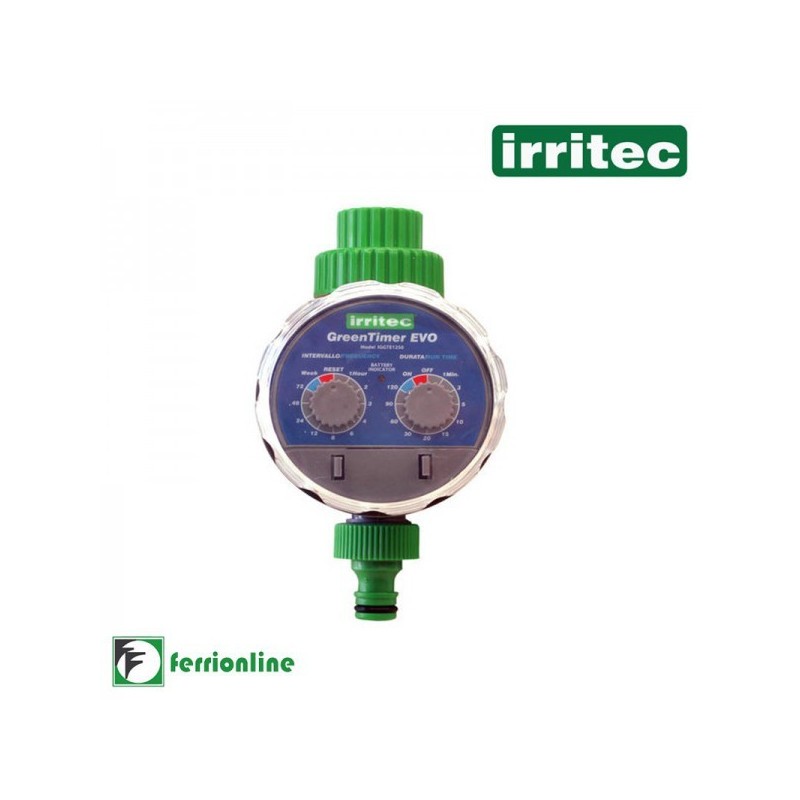 Centralina a Batteria da rubinetto irritec GreenTimer Evo Centralina a Batteria da rubinetto irritec GreenTimer Evo