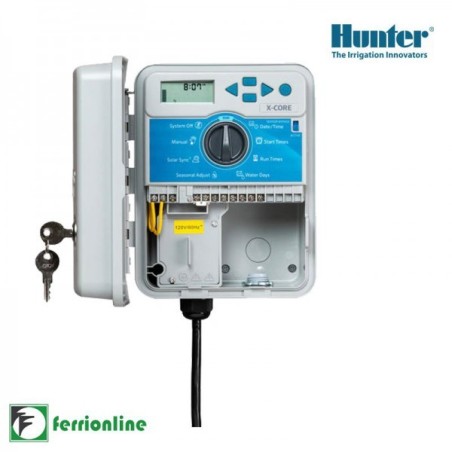 Centralina programmatore Hunter  X-Core 8  stazioni 230 VAC per Esterno XC801-E