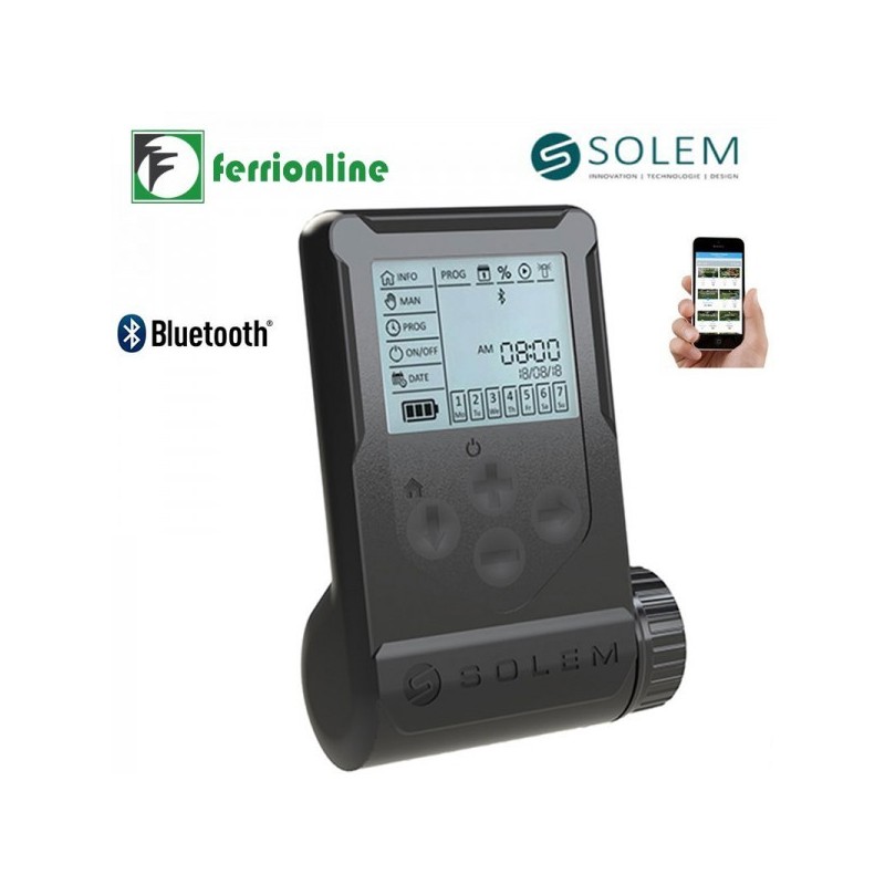 Centralina programmatore Solem 4 stazioni a Batteria Bluetooth WooBee WB-4 - 900205B