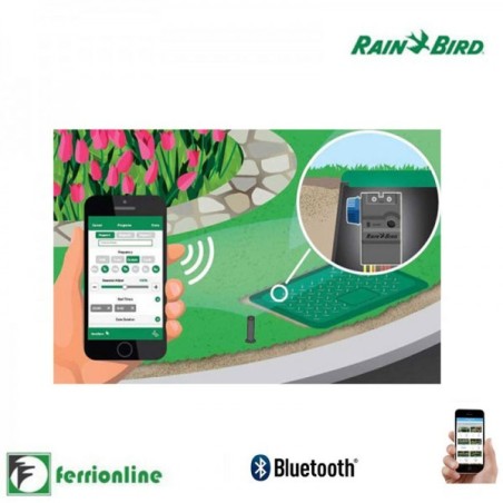Centralina programmatore Rainbird 2 stazioni a Batteria Bluetooth TBOS-BT2