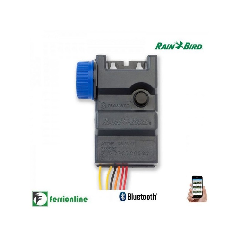 Centralina programmatore Rainbird 2 stazioni a Batteria Bluetooth TBOS-BT2