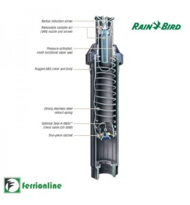 Irrigatore statico US-HE415HE - Testina 15HE-VAN - Alzo 10 RAIN BIRD