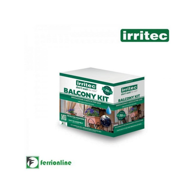 Balcony Kit! Per L’Irrigazione Dei Vasi - Irritec - Art. SHBA20SP06010000 Balcony Kit! Per L’Irrigazione Dei Vasi - Irritec - Art. SHBA20SP06010000