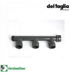 Collettore a 3 uscite da Ø 1" Femmina - Cod. 908133