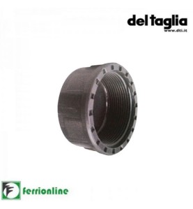 Tappo con O-Ring per collettore elettrovalvole - Ø 1" femmina C-100-G - Del Taglia