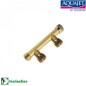 Collettore 2 vie in ottone - 1" M/F/F/F Colortap Cod. COL 212