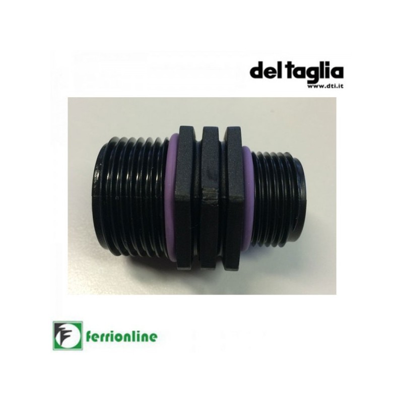Nipplo con O-Ring per collettore elettrovalvole - Ø 1"x3/4" Maschio Nipplo con O-Ring per collettore elettrovalvole - Ø 1"x3/4" Maschio