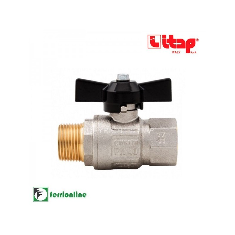 Valvola a sfera ⌀ 1/2" (DN15) MADRID®, passaggio totale Art.079B012 Valvola a sfera ⌀ 1/2" (DN15) MADRID®, passaggio totale Art.079B012