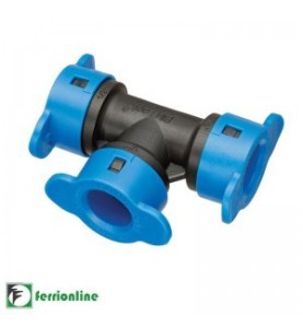 Blu-Lock  Tee tubo/tubo/tubo BL-TEE Giunto Rapido