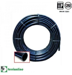 Tubo Polietilene Hd Nero/Blu  ⌀ 25 mm PN16 - 100mt