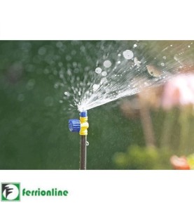 Micro-irrigatore - Spruzzatore Idra 180° regolabile blu - Jet Spray