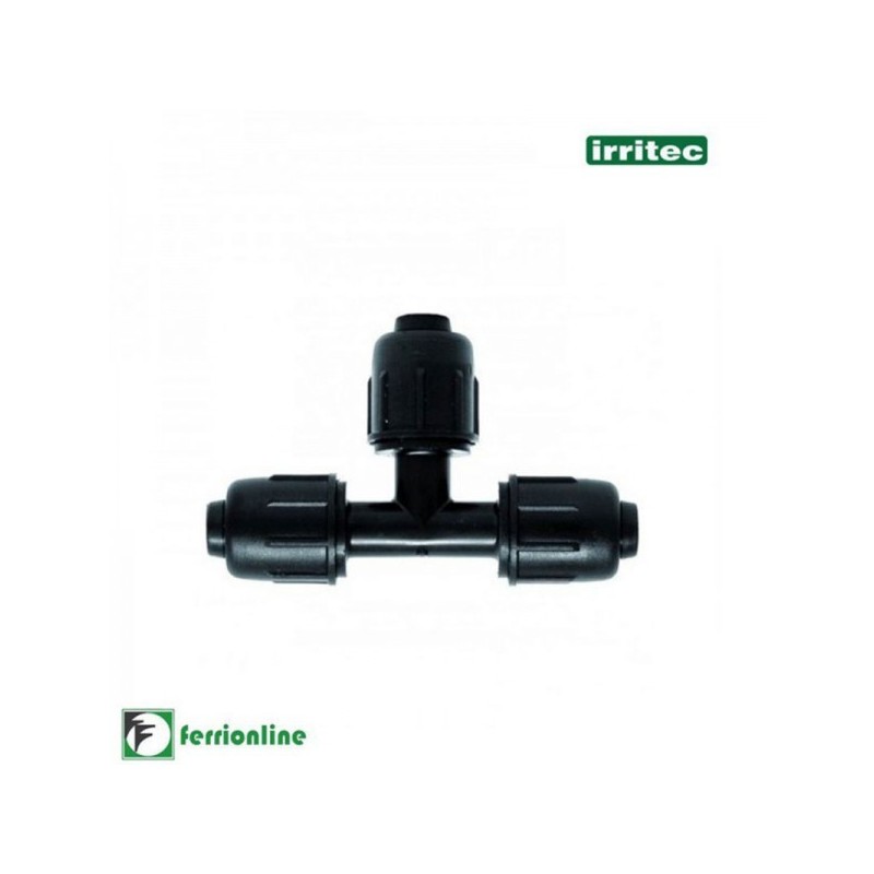 Raccordo Tee 90° ⌀ 16X16X16 irrigazione a goccia IRRITEC Art. 814 Raccordo Tee 90° ⌀ 16X16X16 irrigazione a goccia IRRITEC Art. 814