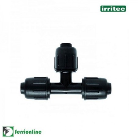 Raccordo Tee 90° ⌀ 16X16X16 irrigazione a goccia - Cod.IE8142000N160