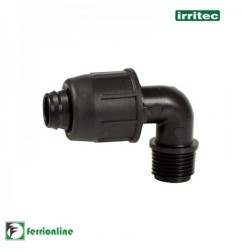 Raccordo Gomito ⌀ 16x1/2" Fil. M - irrigazione goccia IRRITEC Art.824