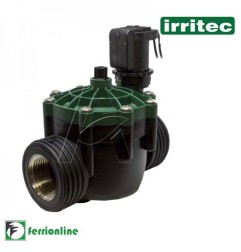 Elettrovalvola Irritec VBN 24v fil. ottone e CTR di fluss F. ⌀ 3/4"