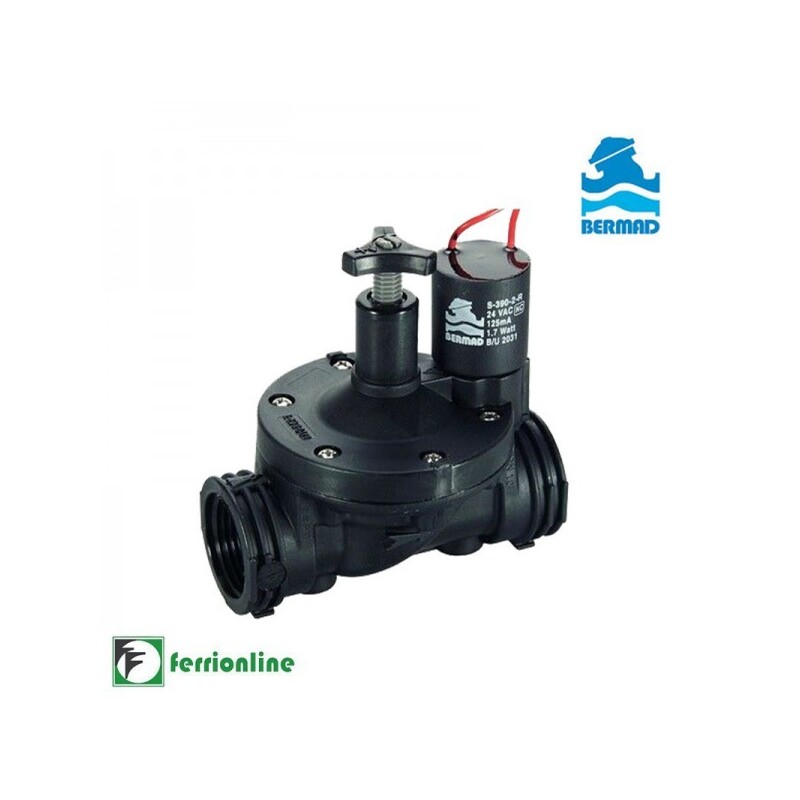 Elettrovalvola Bermad 100-DTV-PLUS- 24v controllo di flusso - F. ⌀ 1" Elettrovalvola Bermad 100-DTV-PLUS- 24v controllo di flusso - F. ⌀ 1"