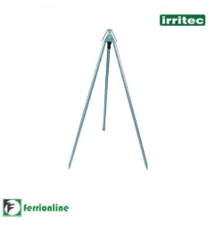 Treppiedi in acciaio zincato 1/2" F con ingresso portagomma - IRRITEC