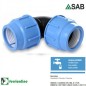 Gomito 90° ⌀ 63 a compressione serie Blue Seal PN-16 Gomito 90° ⌀ 63 a compressione serie Blue Seal PN-16