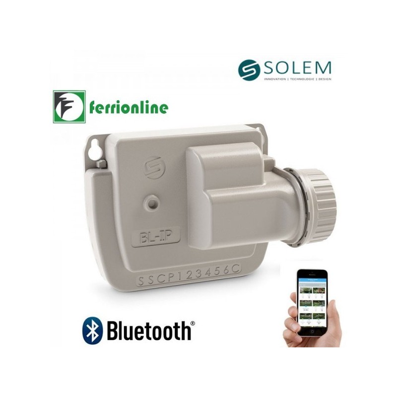 Centralina Programmatore Solem 6 stazioni a Batteria Bluetooth BL-IP6 - 700207 Centralina Programmatore Solem 6 stazioni a Batteria Bluetooth BL-IP6 - 700207