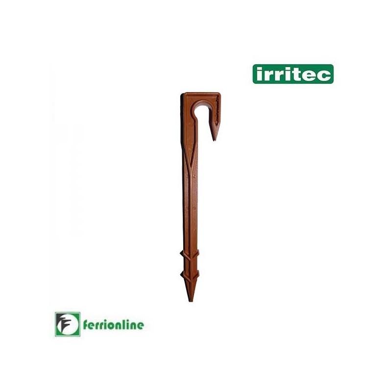 Picchetto Marrone per ala gocciolante e tubo ⌀ 16mm IRRITEC Picchetto Marrone per ala gocciolante e tubo ⌀ 16mm IRRITEC