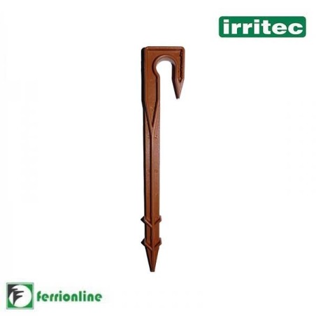 Picchetto Marrone per ala gocciolante e tubo ⌀ 16mm IRRITEC